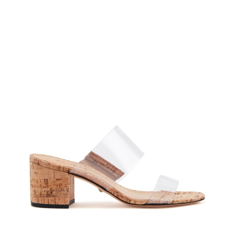 Sandals SCHUTZ | Victorie Low Heel Sandal In Vinyl | Schutz Shoes Natural Cork