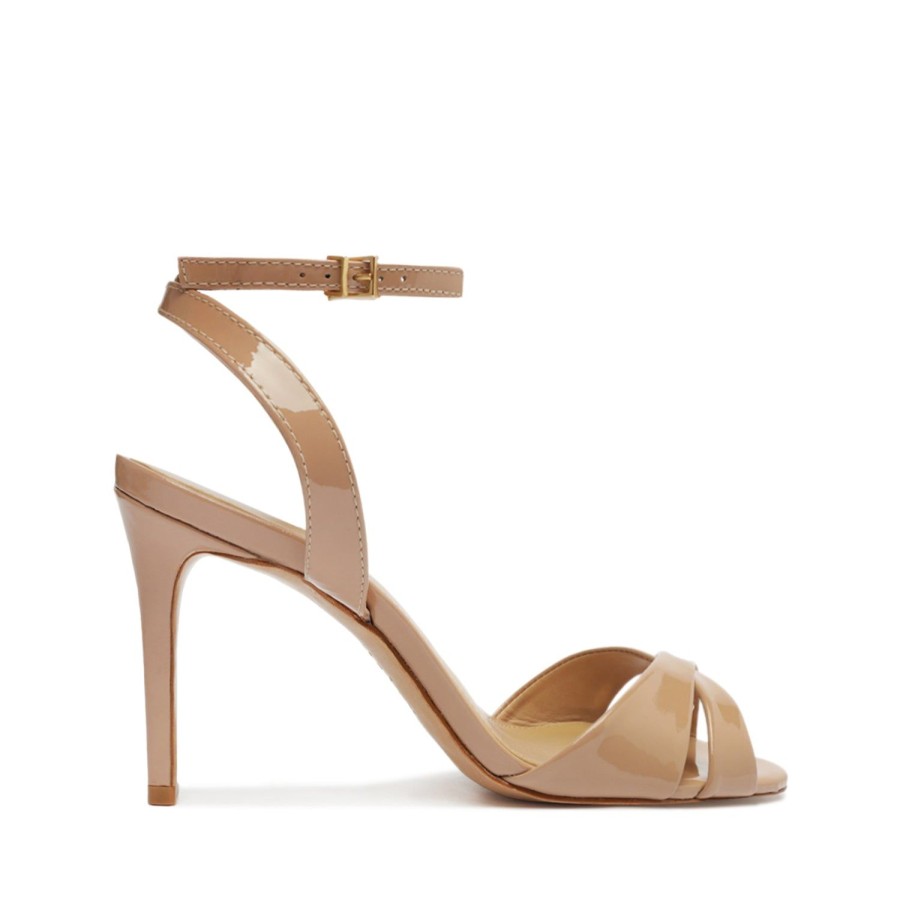 Sandals SCHUTZ | Hilda Patent Leather Sandal Light Beige