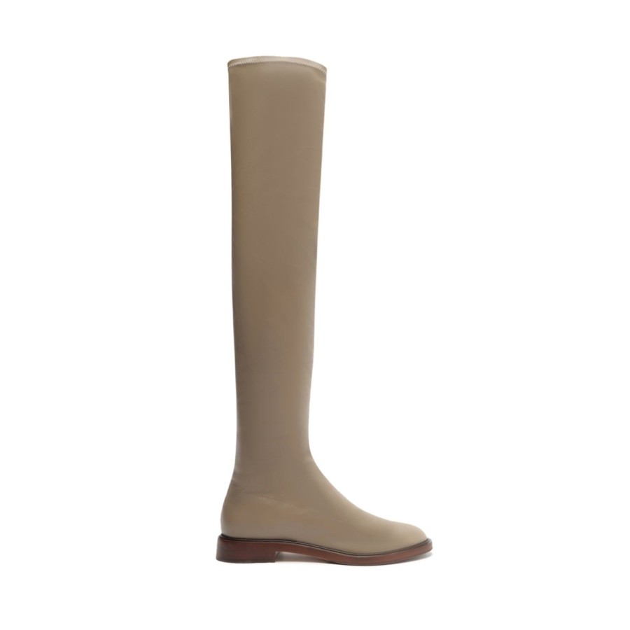 Boots SCHUTZ | Kaolin Over The Knee Leather Boot Mocaccino