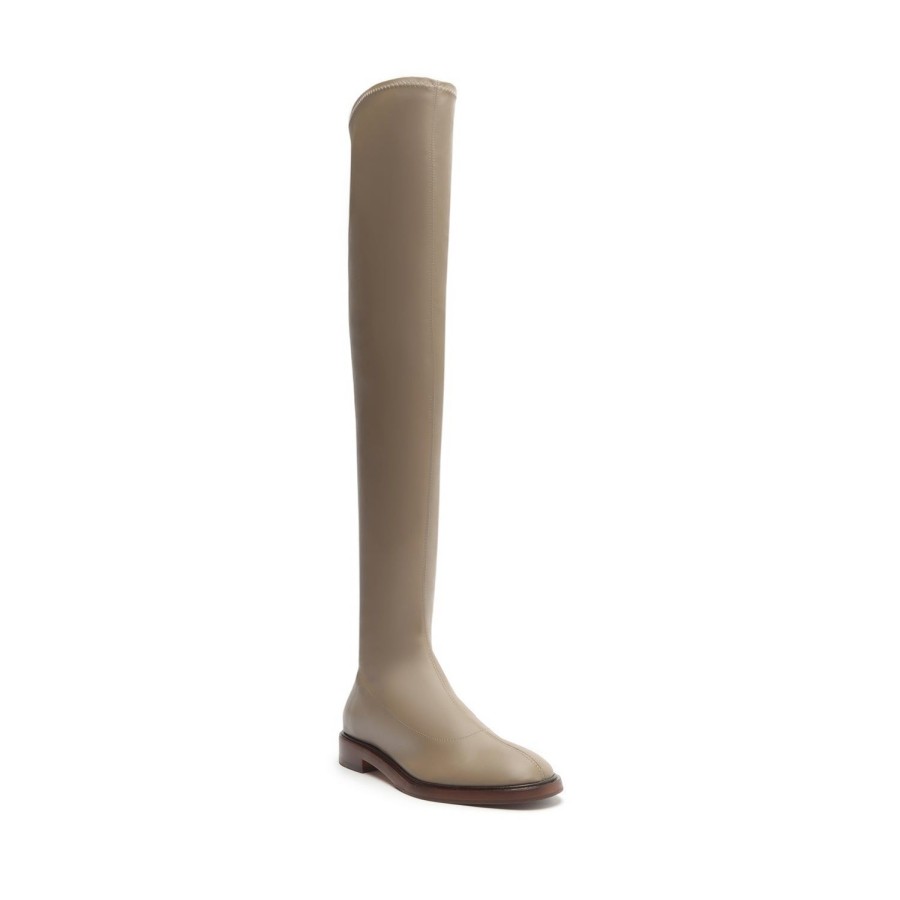 Boots SCHUTZ | Kaolin Over The Knee Leather Boot Mocaccino