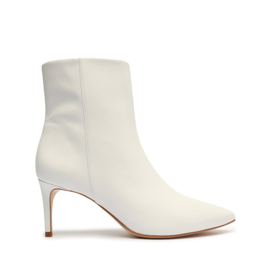 Boots SCHUTZ | Mikki Mid Leather Bootie White