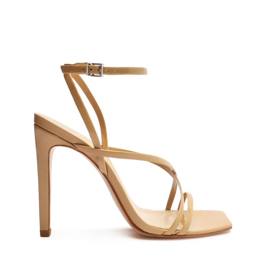 Sandals SCHUTZ | Bari Patent Leather Sandal Beige