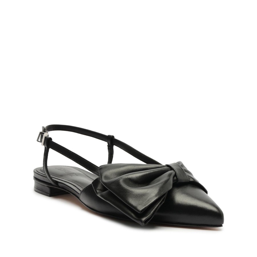 Sandals SCHUTZ | Judy Flat Leather Pump Black