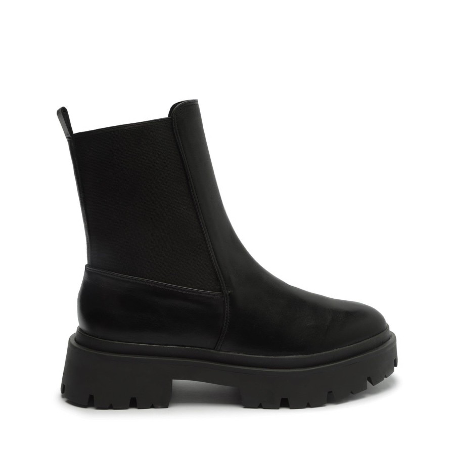 Boots SCHUTZ | Billie Casual Leather Bootie Black