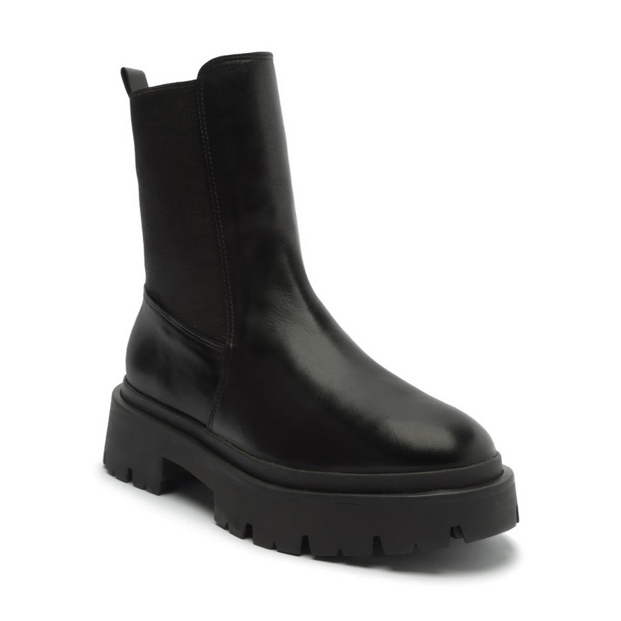 Boots SCHUTZ | Billie Casual Leather Bootie Black