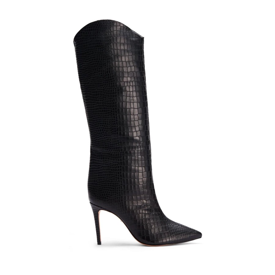 Boots SCHUTZ | Maryana Boot In High-Shine Patent Leather! | Schutz Shoes Black