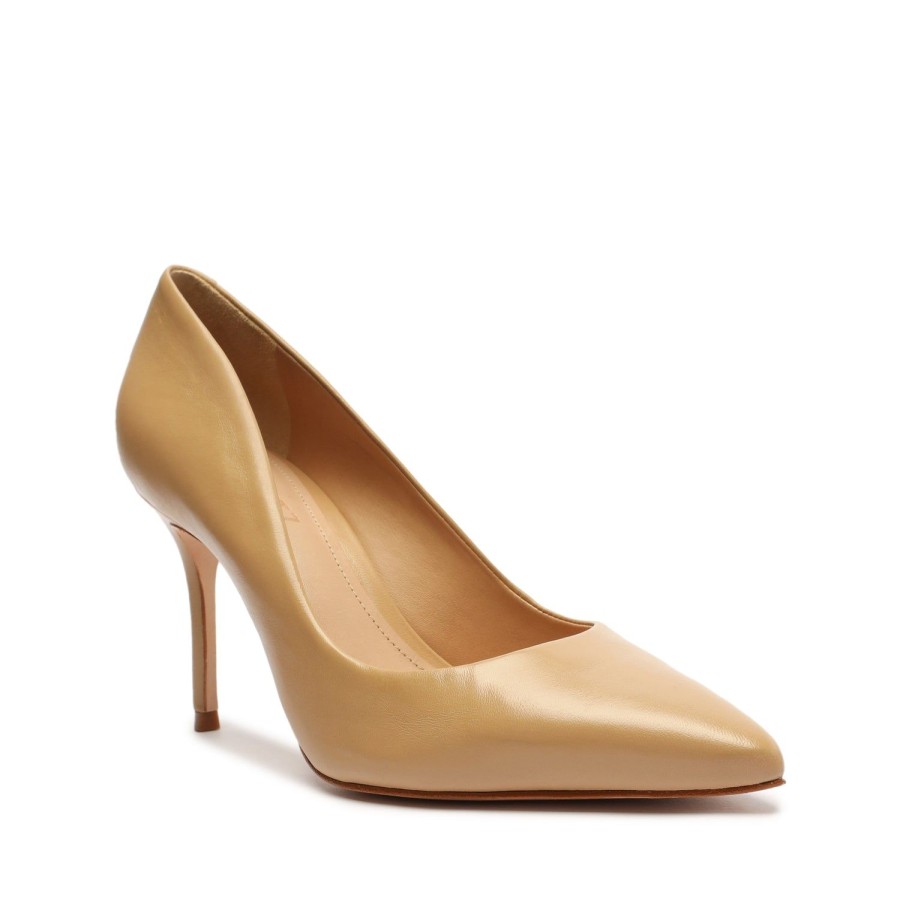 Pumps SCHUTZ | Lou Lo Nappa Leather Pump Light Beige