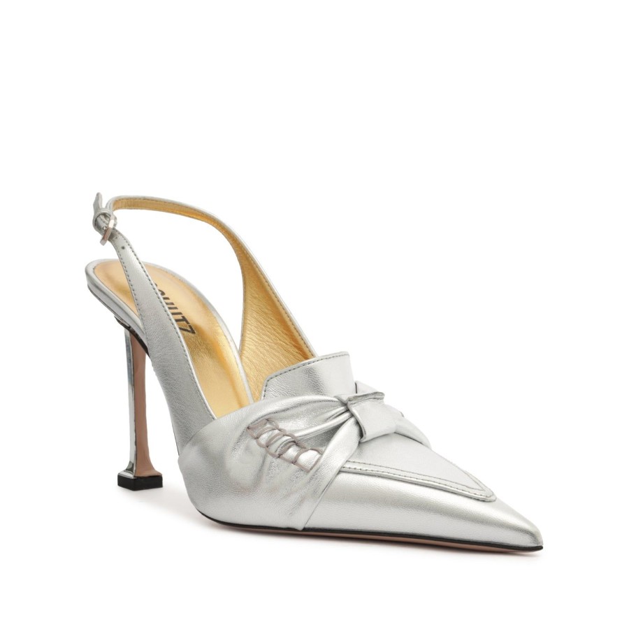 Pumps SCHUTZ | Fiorella Leather Pump Silver « Carljewelryshop