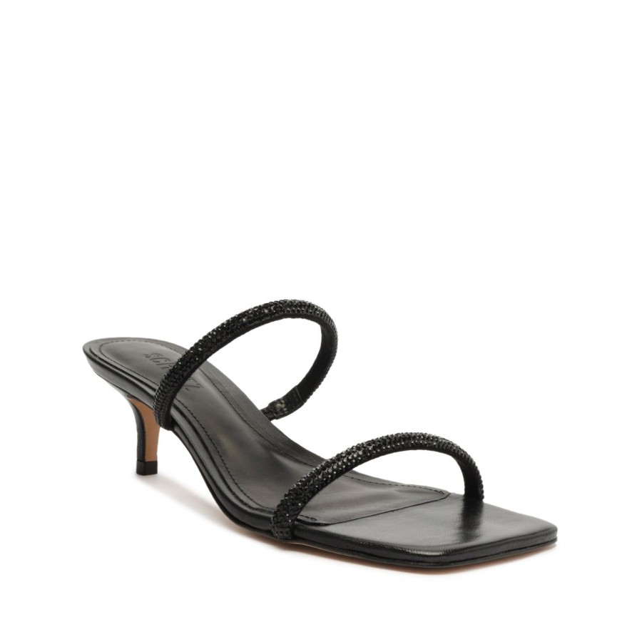 Sandals SCHUTZ | Taliah Square Sandal Crystal Black