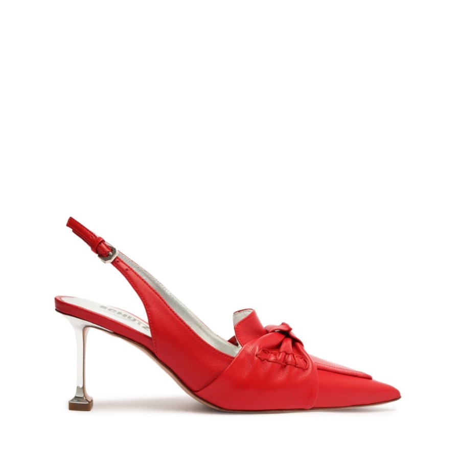 Pumps SCHUTZ | Fiorella Mid Leather Pump Red