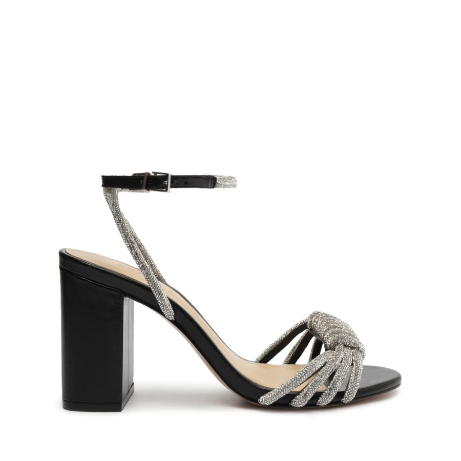 Sandals SCHUTZ | Jewell Block Leather Sandal Black