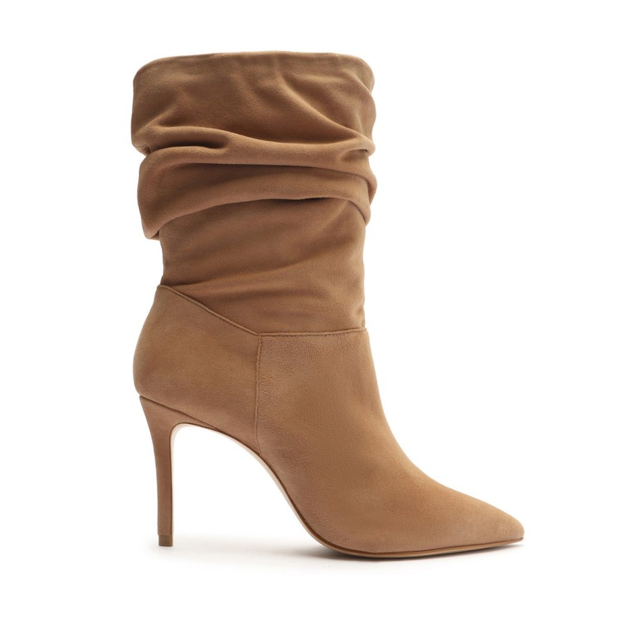 Boots SCHUTZ | Ashlee Suede Bootie Honey Beige