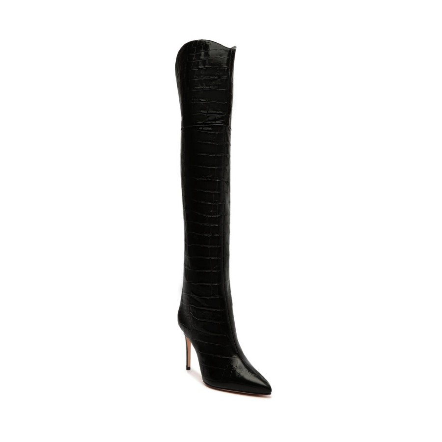 Boots SCHUTZ | Maryana Over The Knee Leather Boot Black