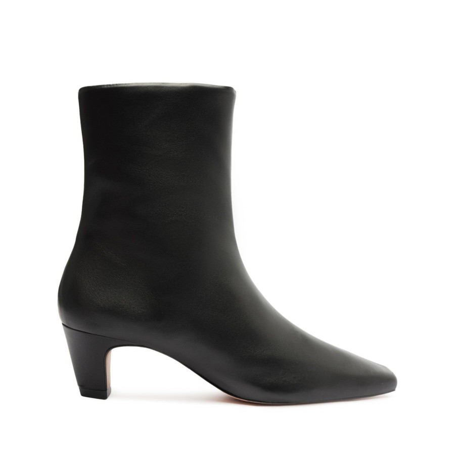 Boots SCHUTZ | Dellia Nappa Leather Bootie Black