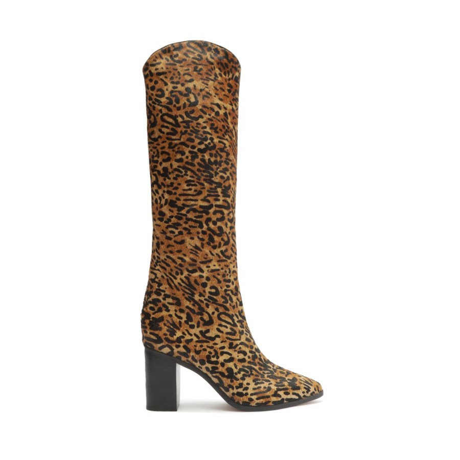 Boots SCHUTZ | Maryana Block Wild Calf Hair Boot Animal Print