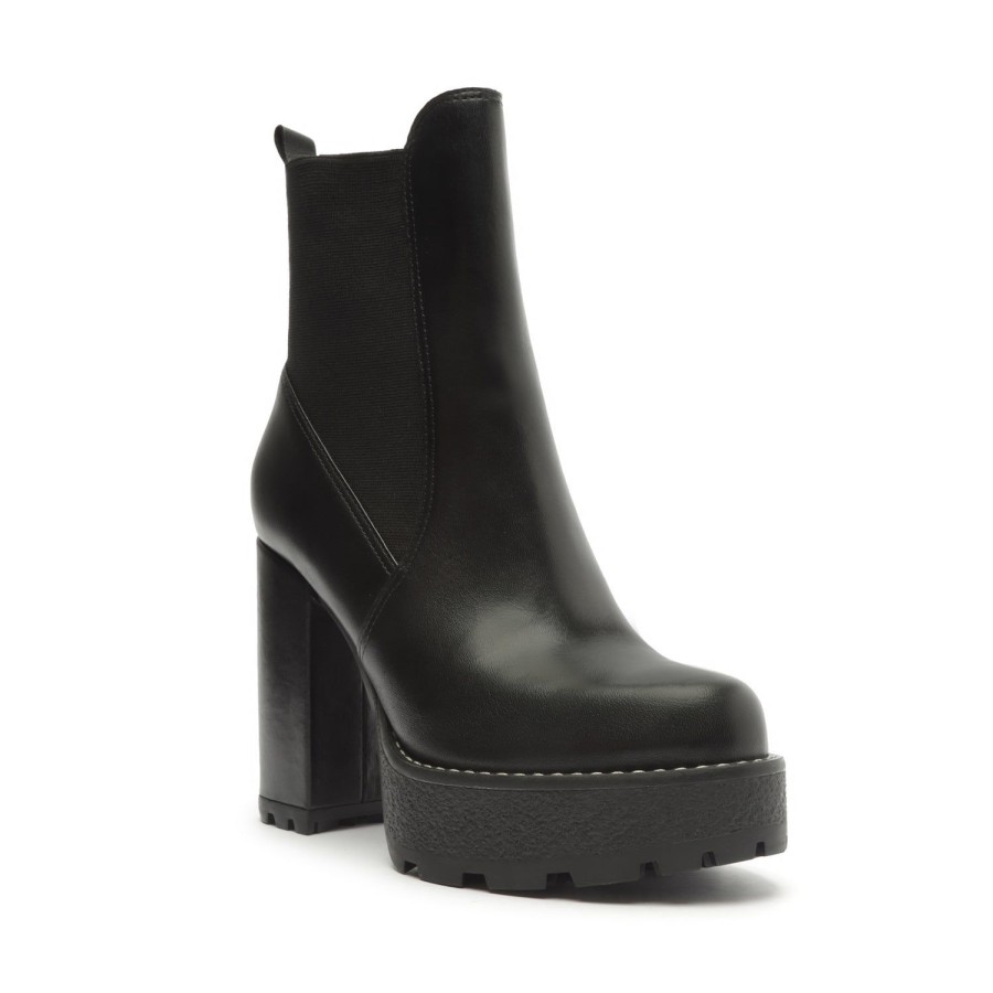 Boots SCHUTZ | Billie Platform Leather Bootie Black