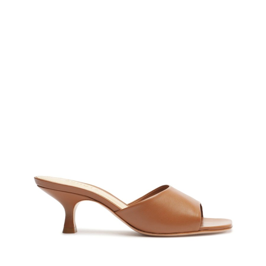 Sandals SCHUTZ | Dethalia Nappa Leather Sandal New Wood