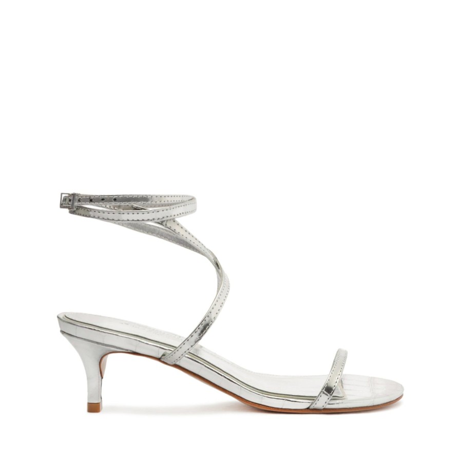 Sandals SCHUTZ | Sherry Leather Sandal Silver