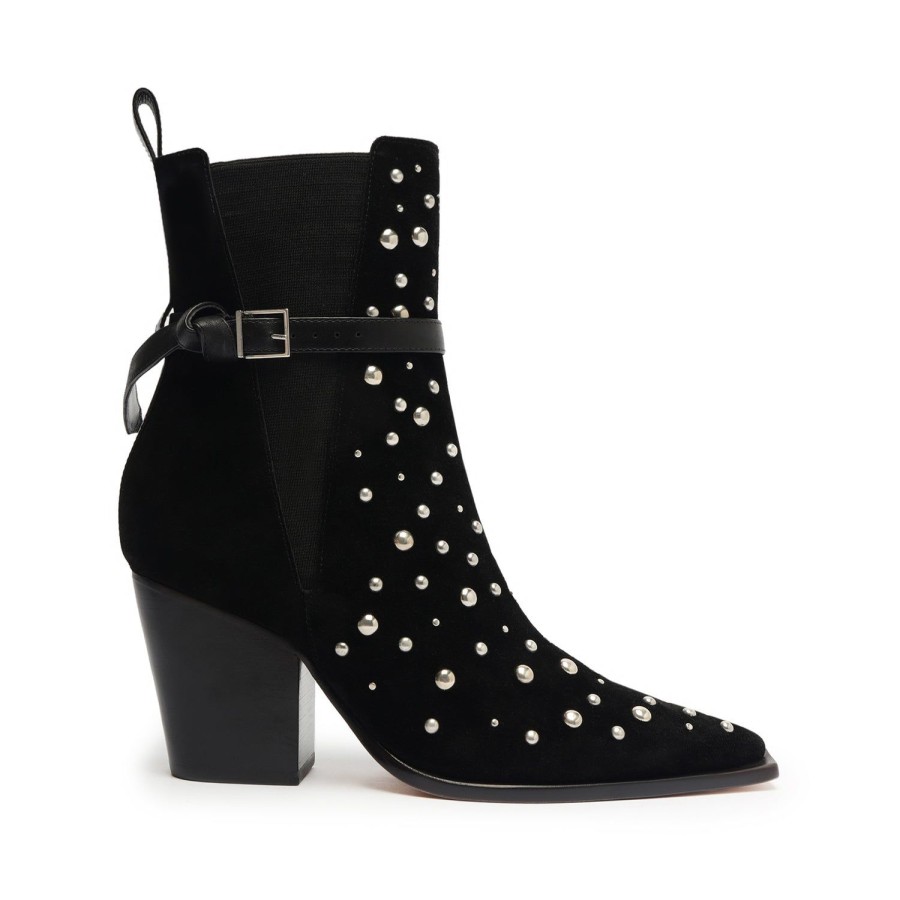 Boots SCHUTZ | Kelsey Suede Bootie Black