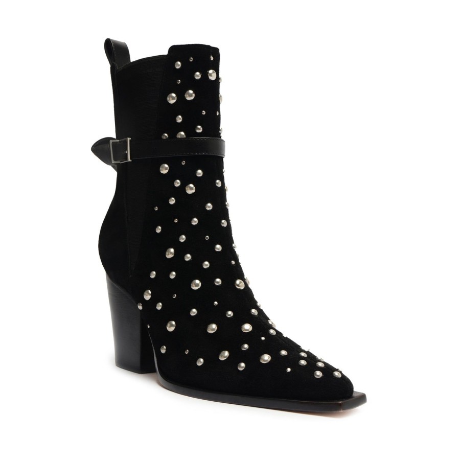 Boots SCHUTZ | Kelsey Suede Bootie Black