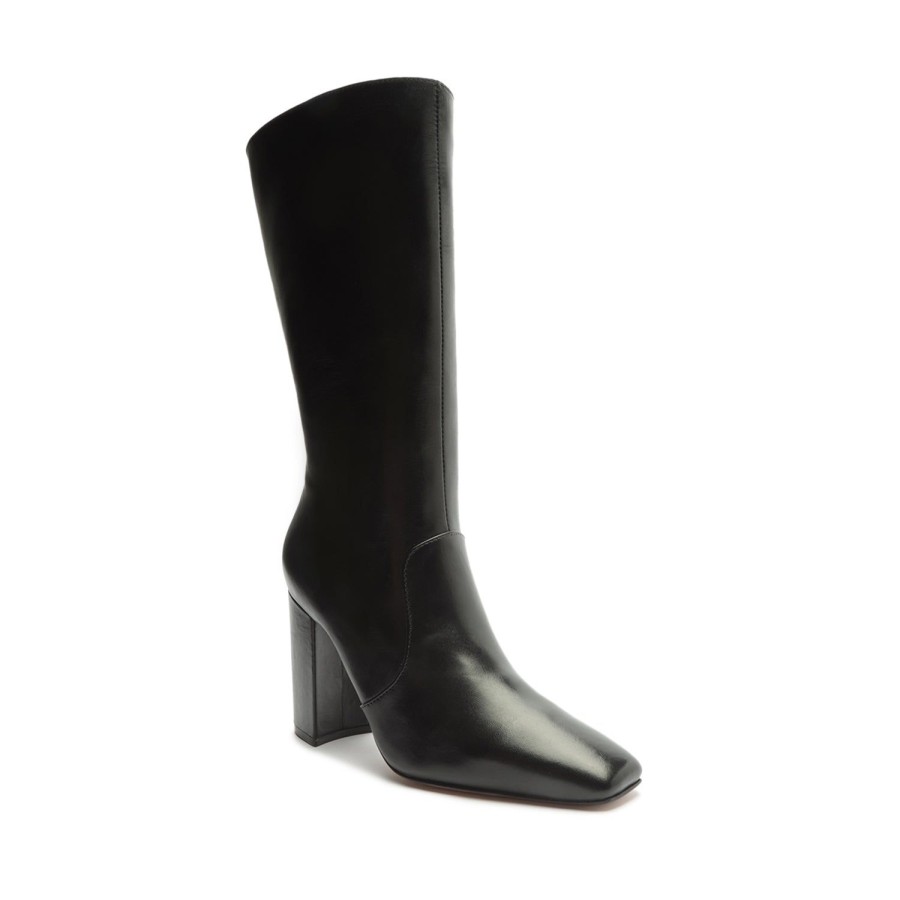 Boots SCHUTZ | Camille Atanado Leather Bootie Black