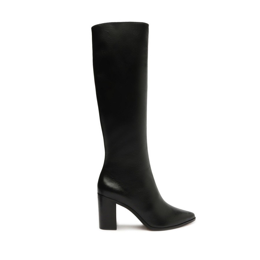 Boots SCHUTZ | Mikki Up Block Leather Boot Black