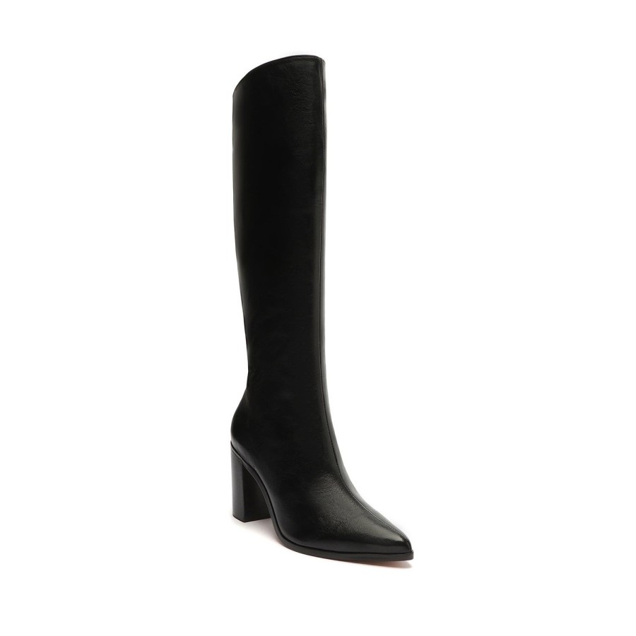 Boots SCHUTZ | Mikki Up Block Leather Boot Black