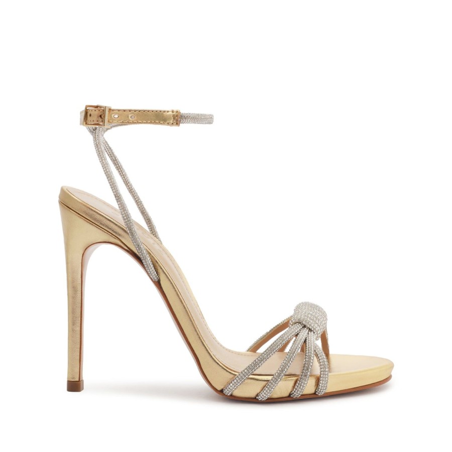 Sandals SCHUTZ | Jewell Metallic Nappa Leather Sandal Gold