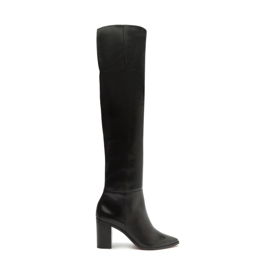 Boots SCHUTZ | Mikki Block Over The Knee Leather Boot Black