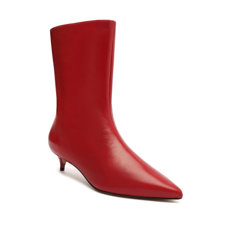 Boots SCHUTZ | Gail Nappa Leather Bootie Red