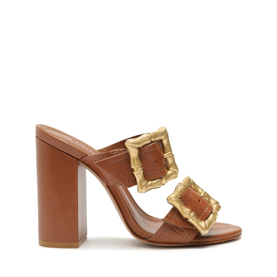 Sandals SCHUTZ | Enola Leather Sandal New Wood