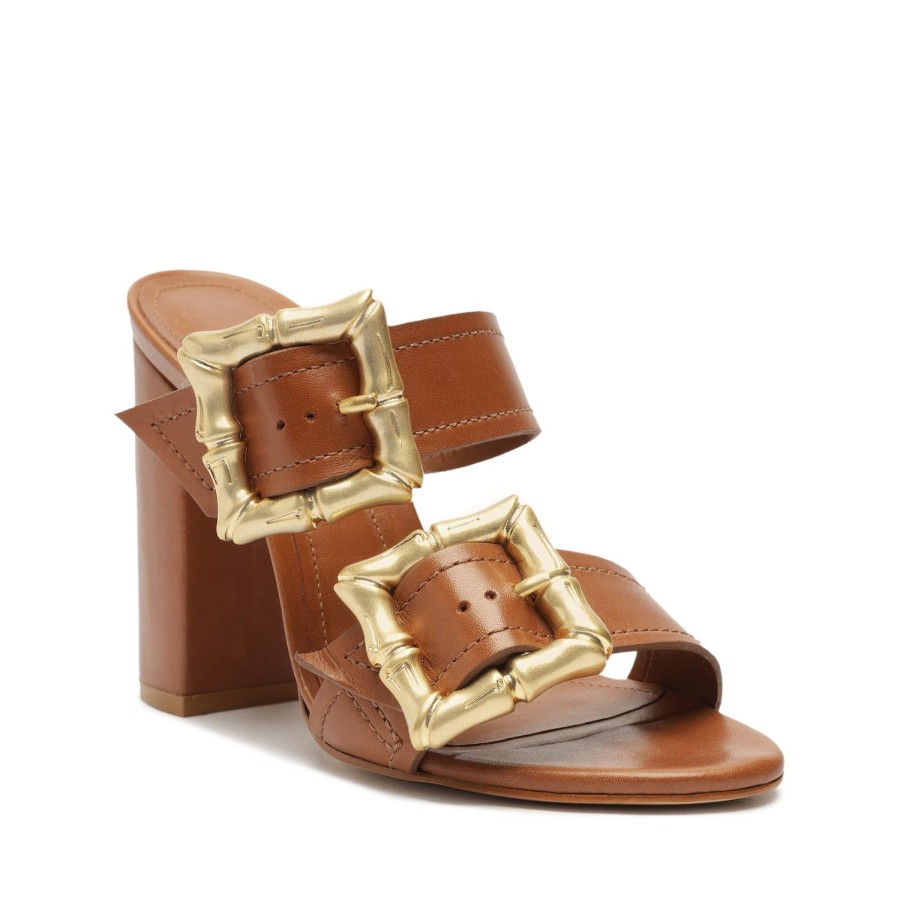 Sandals SCHUTZ | Enola Leather Sandal New Wood