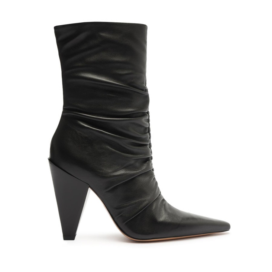 Boots SCHUTZ | Lynn Nappa Leather Bootie Black