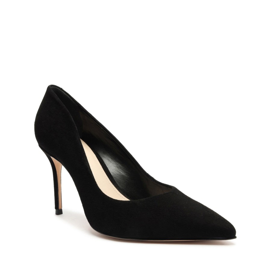 Pumps SCHUTZ | Lou Lo High Heel Pump In Suede | Schutz Shoes Black