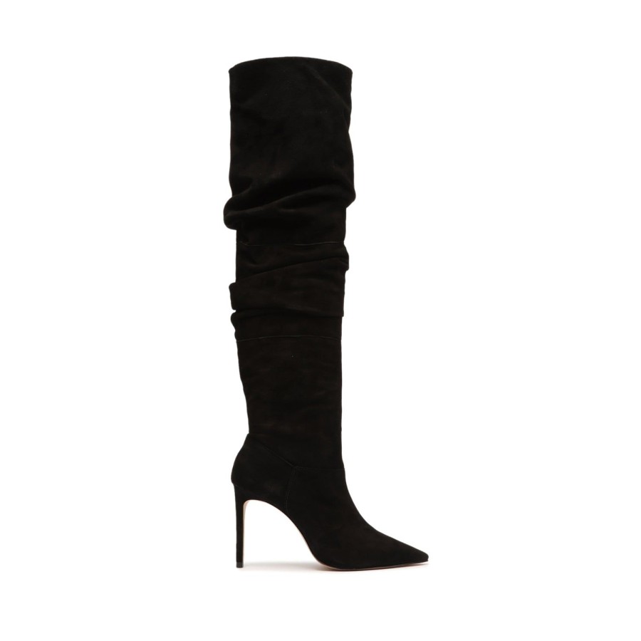 Boots SCHUTZ | Ashlee Over The Knee Suede Boot Black