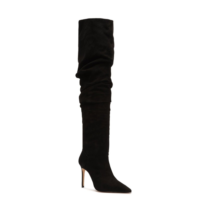 Boots SCHUTZ | Ashlee Over The Knee Suede Boot Black