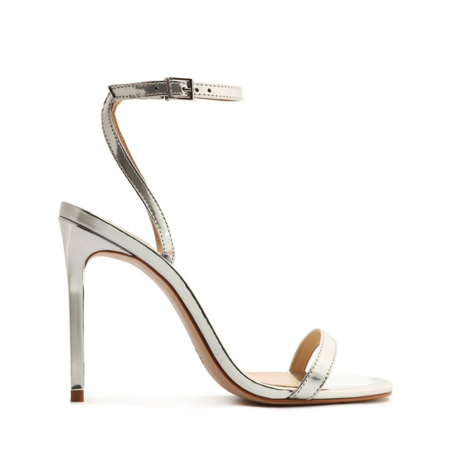 Sandals SCHUTZ | Joenn Specchio Leather Sandal Silver