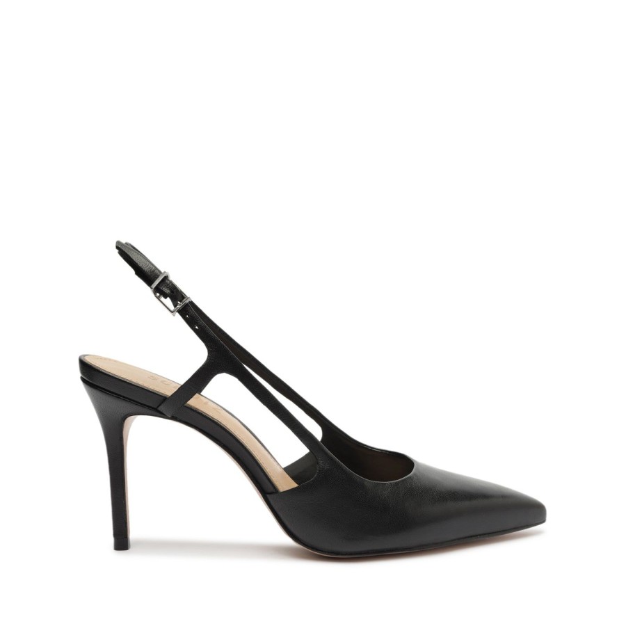 Pumps SCHUTZ | Boris Mid Nappa Leather Pump Black