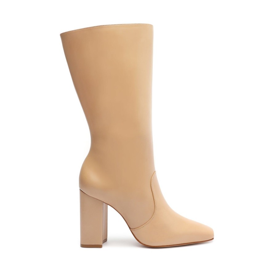 Boots SCHUTZ | Camille Leather Bootie Honey Peach